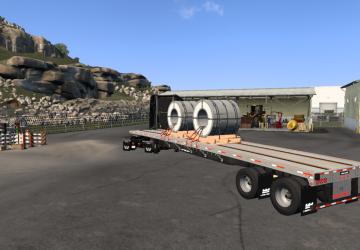 Lode King Renown Flatbedверсия 1.1 для American Truck Simulator (v1.49.x, 1.50.x)
