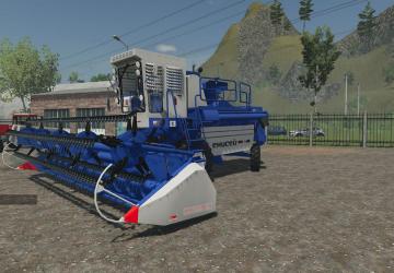 Yenisei 1200 with headersверсия BETA для Farming Simulator 2025