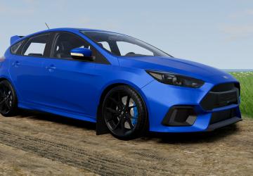 Ford Focus RS (2016-2018)версия 3.1 для BeamNG.drive (v0.35.x)
