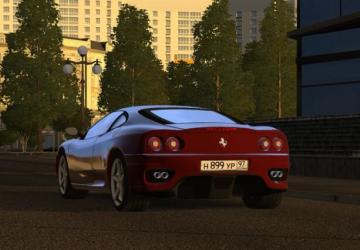 Ferrari 360 Modenaверсия 28.08.20 для City Car Driving (v1.5.9.2)