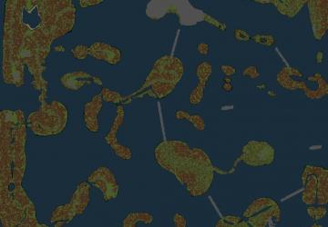 Карта «Острова»версия 1 для Spintires: MudRunner