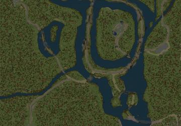 Карта «Вода»версия 1 update для Spintires: MudRunner