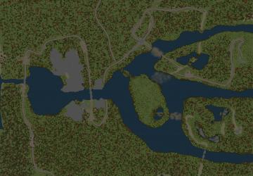 Карта «Водопад»версия 1 update для Spintires: MudRunner
