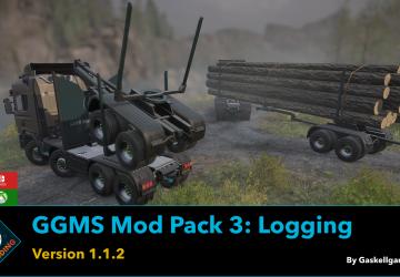 GGMS Trailer Pack 3 (Logging)версия 1.1.2 для SnowRunner (v20.0)