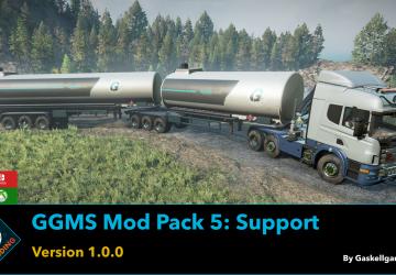 GGMS Mod Pack 5 (Support)версия 1.0.0 для SnowRunner (v20.0)
