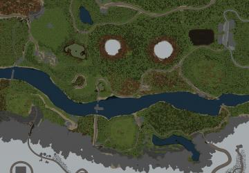 Карта «За холмами»версия 1.0 для SpinTires (v03.03.16)