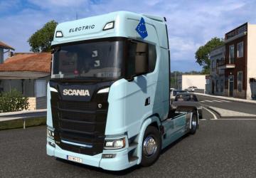 Scania S BEVверсия 1.2 для Euro Truck Simulator 2 (v1.55.x, 1.56.x)