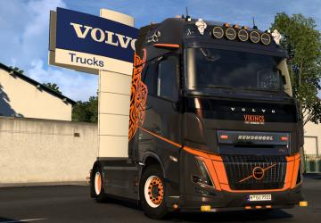 Volvo FH6 Aero Addonsверсия 0.1 для Euro Truck Simulator 2 (v1.55.x)