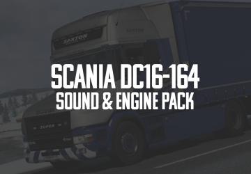 Scania DC16-164 V8 Sound Engine Packверсия 1.5 для Euro Truck Simulator 2 (v1.50.x, - 1.55.x)