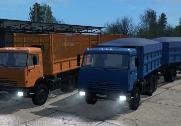 КамАЗ-45143 + Нефаз-8560версия 1.2.0.3 для Farming Simulator 2017 (v1.5.3.1)