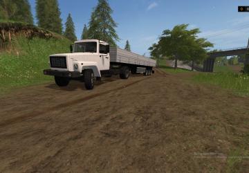 ГАЗ-3307, 3308 Тягачи и ГАЗ-33086 «Земляк»v1.0 для Farming Simulator 2017