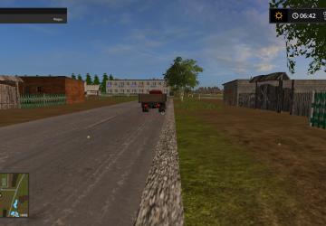 Карта  «Село 1 - Петропавловка»версия 1 для Farming Simulator 2017 (vFarming Simulator17)