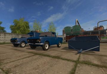 ИЖ 2715 пикап + прицепверсия 1.0.1 для Farming Simulator 2017 (vFarming simulator 2017)