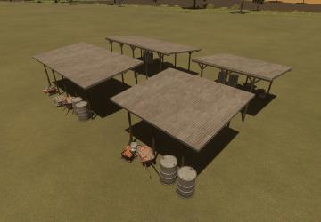 Package Of Wooden Shelters (Prefab*)версия 1.0.0.0 для Farming Simulator 2022