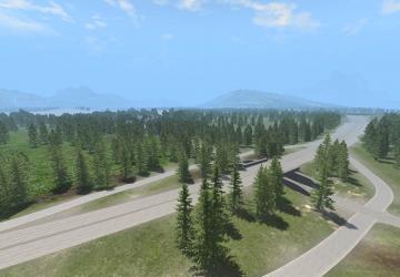 Карта «American Road»версия 1.94 для BeamNG.drive (v0.35.x)