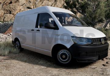 Volkswagen T6/Multivan/Caravelle/California/Kombi/Transporter (2015-2019)v6.66 для BeamNG.drive (v0.35.x)