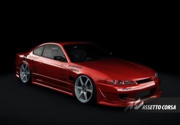 2002 Nissan Silvia Spec-R NOBверсия 1.1 для Assetto Corsa