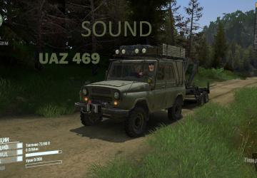 Звук Уаз 469версия 1.0 для Spintires: MudRunner (v25.02.21)
