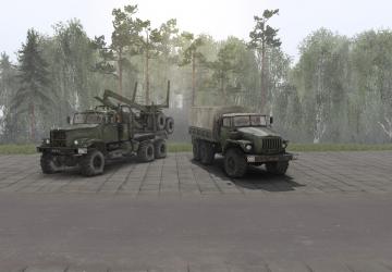 Переозвучка Краза 255 и Урала 4320 с ЯМЗ 238v1.0 для SpinTires (v1.6.2)
