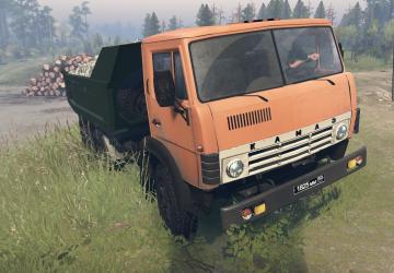 КамАЗ-55111 Самосвал - Переработкаверсия 1 для SpinTires (v03.03.16)