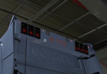 Spoiler Roof Light Barверсия 1.0 для Euro Truck Simulator 2 (v1.55.x)