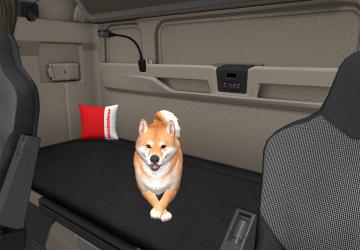 Dog with Animationверсия 1.0.1 для Euro Truck Simulator 2