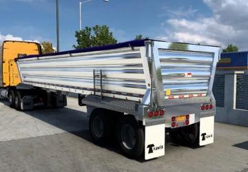 Travis Wave Wedge End Dumpверсия 1.2 для American Truck Simulator (v1.49.x)