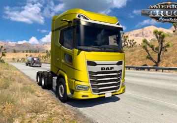 DAF 2021 XG/XG+версия 1.2.4 для American Truck Simulator (v1.49.x)