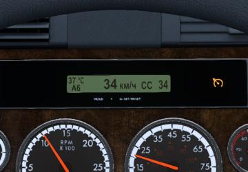 Freightliner Cascadia 125 Improved Dashboardv1.0 для American Truck Simulator (v1.49)