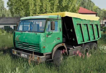КамАЗ-65115 Зеленый - Переработкаверсия 2.0.0.0 для Farming Simulator 2019 (v1.7)