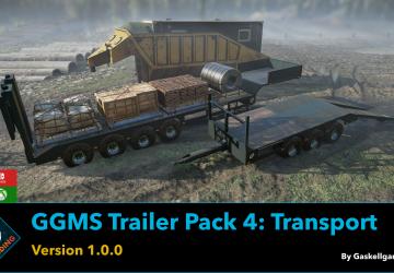 GGMS Trailer Pack 4 (Transport)версия 1.0.0 для SnowRunner (v19.1)