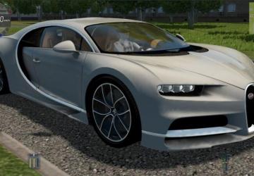 Bugatti Chiron 2016версия 09.08.20 для City Car Driving (v1.5.8 - 1.5.9.2)