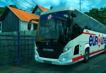 Scania Touringверсия 1.6 для American Truck Simulator (v1.48.x)