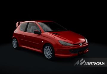 Peugeot 206 RC Croissant 2002версия 0.83.1 для Assetto Corsa