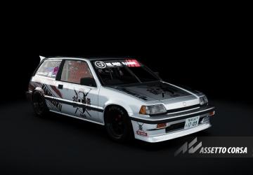 Honda Civic kanjo Hellspec V2версия 2.0.1 для Assetto Corsa