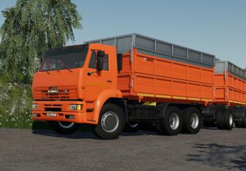 КамАЗ 45143 и Нефаз 8560 Сельхозник - Переделкаv0.1.0.0 для Farming Simulator 2019 (v1.7.1.0)
