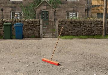 Broom for the yardверсия 1.0.0.0 для Farming Simulator 2025