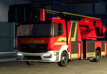 Mercedes Benz Trucks Atego 1327 Turntable Ladder 23/12v1.0.0.0 для Farming Simulator 2025