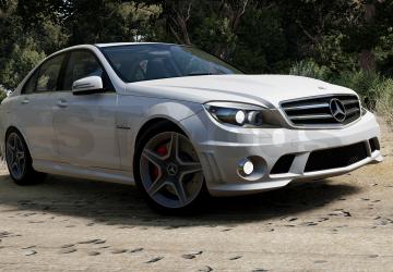 Mercedes-Benz C-Class (W204)версия 1.0 для BeamNG.drive (v0.35.x)