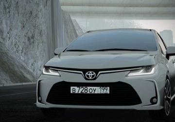 Toyota Corolla Sedan 2019версия 26.07.20 для City Car Driving (v1.5.9.2)