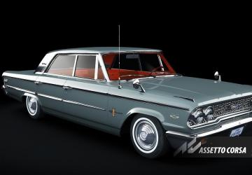 Ford Galaxie 500 4-door (LHD) 1963версия 1.0.1 для Assetto Corsa