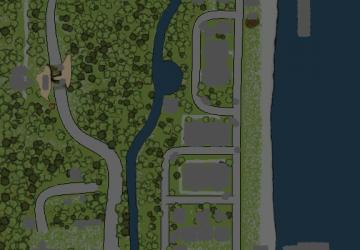 Карта «Прибрежный город / Coastal town»версия 1.0 для SpinTires (v03.03.16)