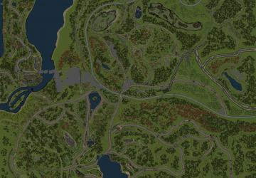 Карта «Два Озера»версия 1.1 для SpinTires (v03.03.16)