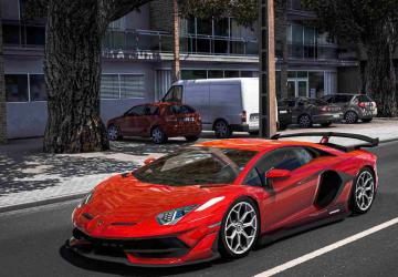 Lamborghini Aventador SVJ 2018версия 2.0 для Euro Truck Simulator 2 (v1.54.x, 1.55.x)