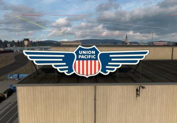 Real Company Logoверсия 1.5 для American Truck Simulator (v1.49)