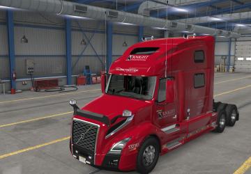 Volvo.Vnl2018 3in1 modверсия 1.2 для American Truck Simulator (v1.49.x)