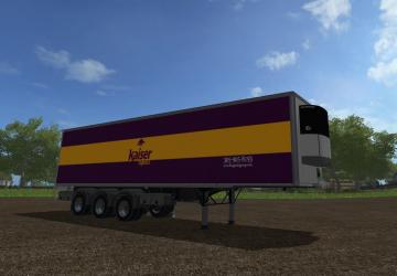 Трейлер «Wabash 53ft»версия 2.4 для Farming Simulator 2017 (v1.5.x)