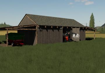 Old Wooden Barn With Shedверсия 1.0.0.0 для Farming Simulator 2019