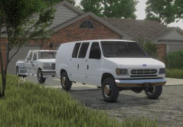 Ford E250 Vanверсия 1.0.0.0 для Farming Simulator 2025