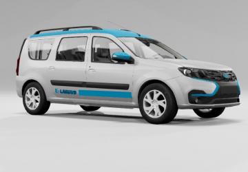 Lada Largus 2021 Ремейкверсия 5.1 для BeamNG.drive (v0.34.X)